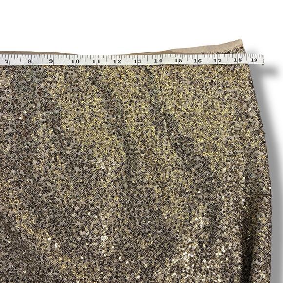 Chico’s Skirt NWT Women's Sz 3 (XL) Stephanie Sequin Lined Pencil Simply Shimmer - Picture 7 of 8